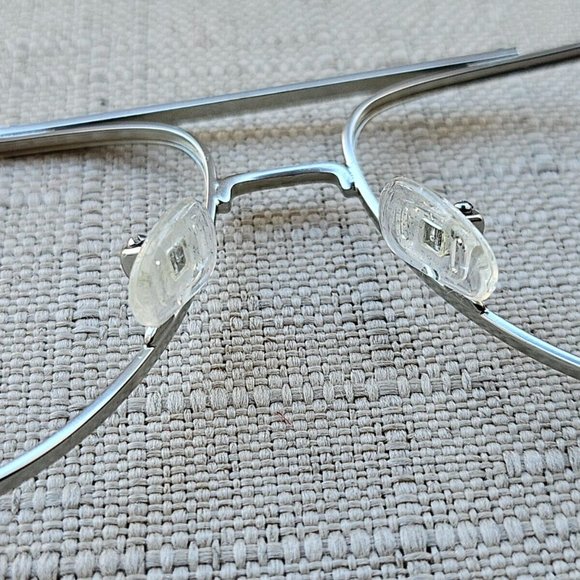 Nautica Men Eyeglasses/Sunglasses Frame Silver Tone 60[]13 135 Glasses - Picture 9 of 12